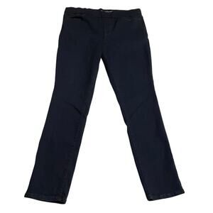 Gloria Vanderbilt Womens Jeans Size 14 Mid Rise Skinny Pull On Denim Dark Wash